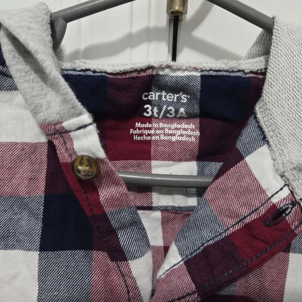 Carters toddler plaid